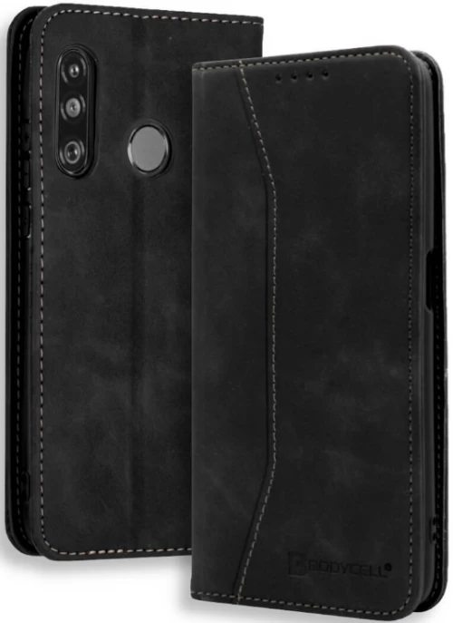 Bodycell Θήκη - Πορτοφόλι Huawei P30 Lite - Black (5206015060274)