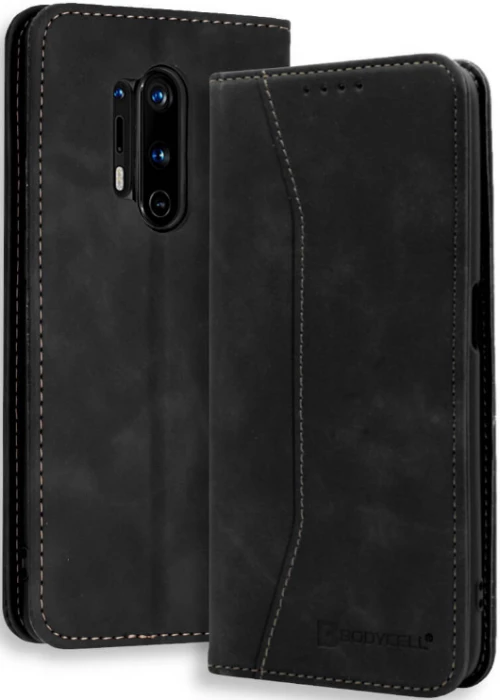 Bodycell Θήκη - Πορτοφόλι OnePlus 8 Pro - Black (5206015060625)