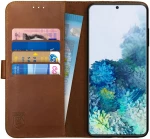 Rosso Deluxe Δερμάτινη Θήκη Πορτοφόλι Samsung Galaxy S20 Plus - Brown (8719246226144)