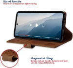 Rosso Deluxe Δερμάτινη Θήκη Πορτοφόλι Samsung Galaxy S20 Plus - Brown (8719246226144)