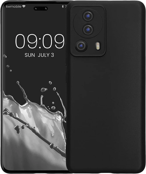 KWmobile Θήκη Σιλικόνης Xiaomi 13 Lite με Πλαίσιο Κάμερας - Black Matte (60982.47)