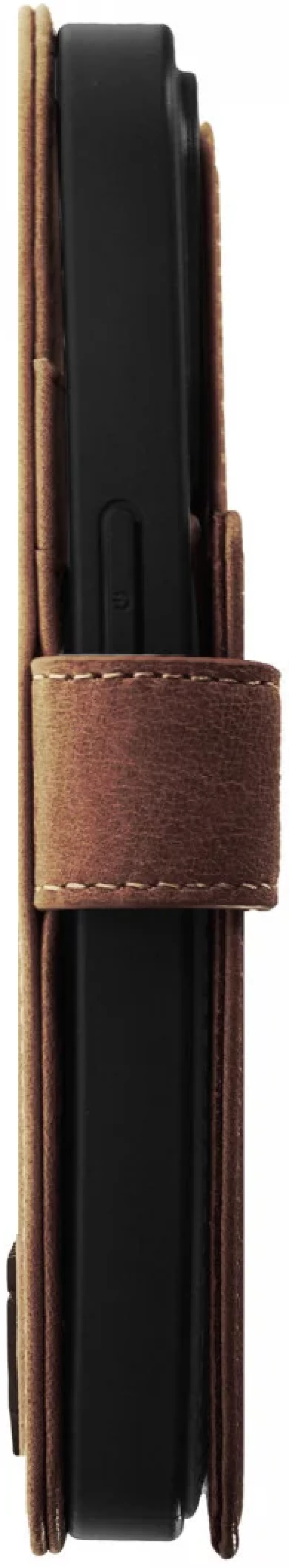 Rosso Elite - MagSafe Δερμάτινη Θήκη / Πορτοφόλι - Apple iPhone 15 - Brown (8719246419959)