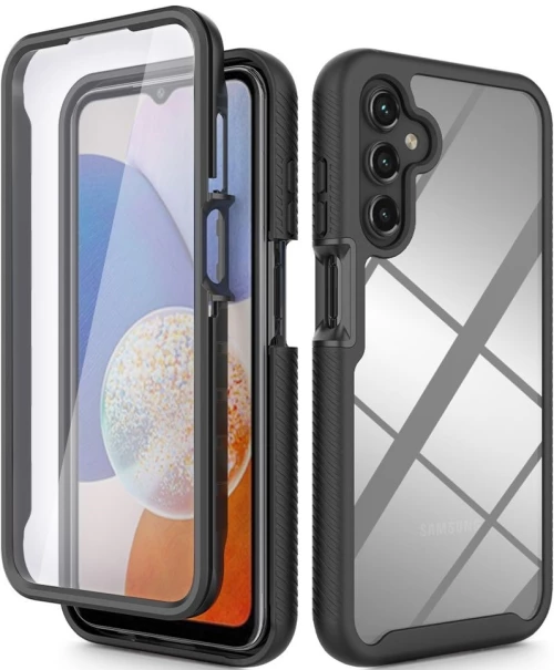 Full Body Θήκη 360° - Samsung Galaxy A15 - Tech-Protect Defense360 - Black (5906203690183)