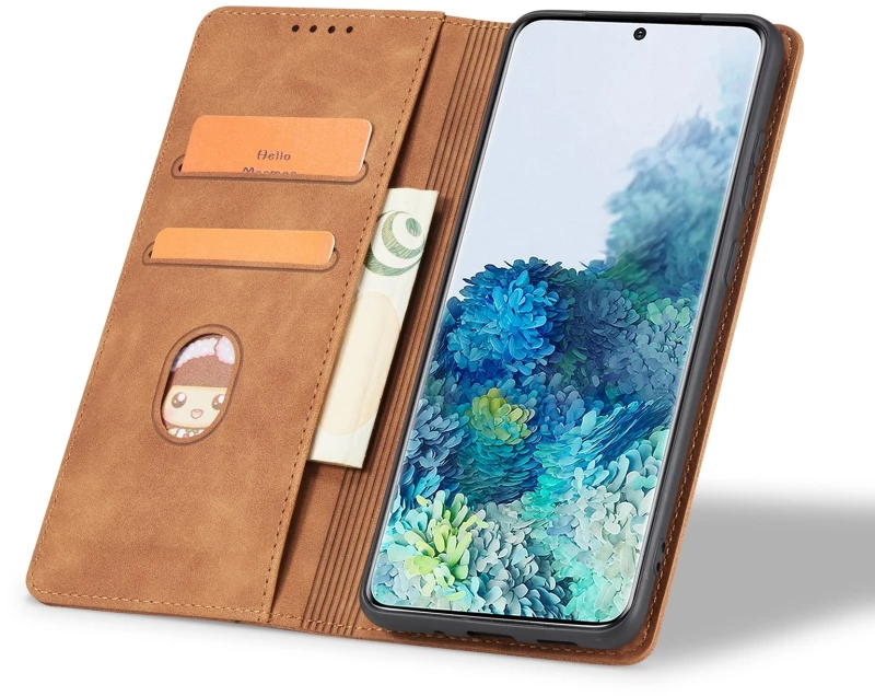 Θήκη Πορτοφόλι - Samsung Galaxy A35 - Bodycell Book Case - Brown (5206015072130)