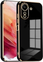Bodycell Gold Plated - Θήκη Σιλικόνης Xiaomi Redmi 13C 4G / Poco C65 - Black (5206015074554)