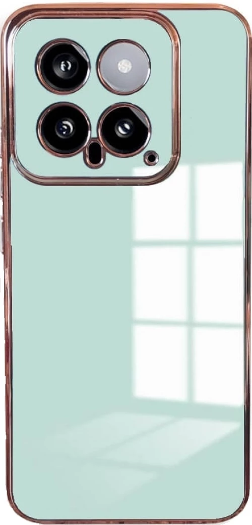 Θήκη Σιλικόνης - Xiaomi 14 - Bodycell Gold Plated - Mint Green (5206015074325)