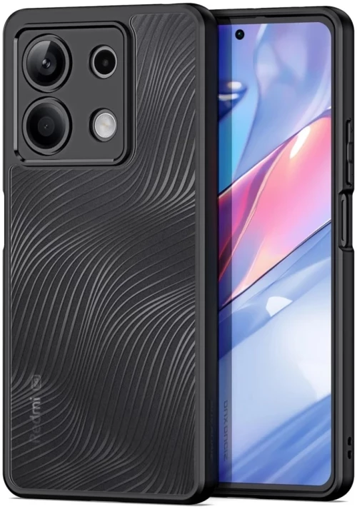 Premium Ημιδιάφανη Σκληρή Θήκη - Xiaomi Redmi Note 13 5G - DuxDucis Aimo Series - Black (6934913009048)