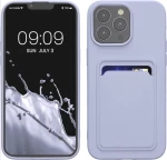 KWmobile Θήκη Σιλικόνης με Υποδοχή για Κάρτα - Apple iPhone 15 Pro Max - Lavender (62020.108)