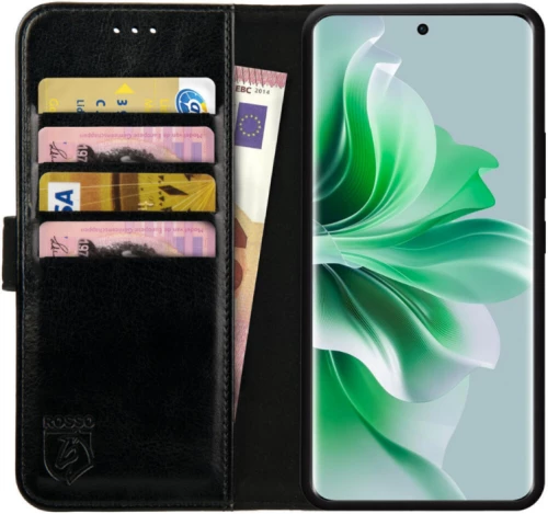 PU Θήκη Πορτοφόλι - Oppo Reno11 - Rosso Element - Black (8719246446160)