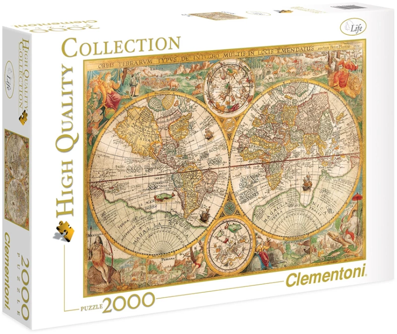 CLEMENTONI ΠΑΖΛ HIGH QUALITY COLLECTION ΑΡΧΑΙΟΣ ΧΑΡΤΗΣ 2000 ΤΜΧ (#1220-32557)