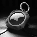 Tech-Protect Rough Pro - Σκληρή Θήκη / Μπρελόκ Apple AirTag - Black (5906203691333)