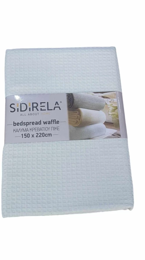 Κουβέρτα Πικέ 150x220 Εκρού Sidi Home Ε-3257