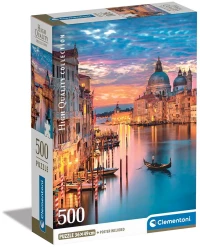 Clementoni Παζλ High Quality Collection Φως Στη Βενετία 500 τμχ - Compact Box