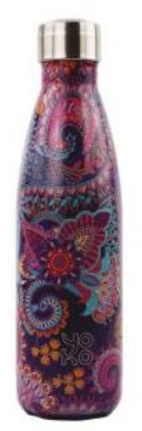 Ανοξείδωτο Μπουκάλι Yoko Design Hot & Cold Bottle Imprimee Pondichery 500ml 2341