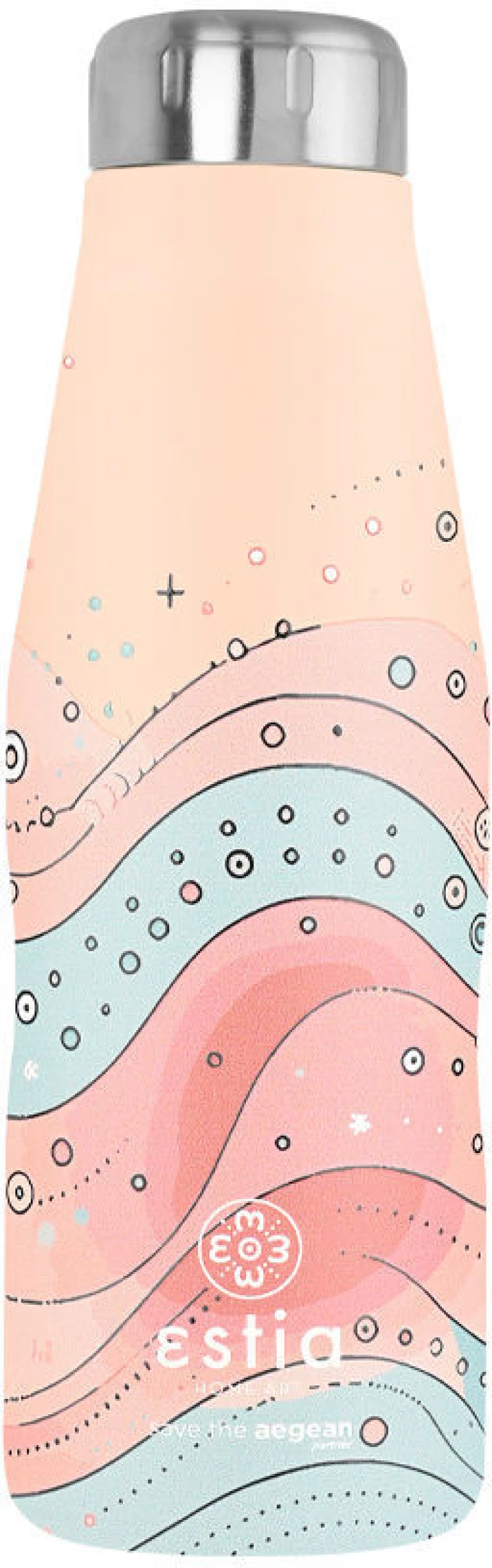 Estia Θερμος Travel Flask Save the Aegean 500ml Whimsy Wonders