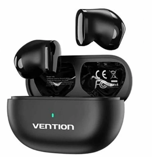 Vention True Wireless Bluetooth Earbuds Tiny t12 Black (Nblb0) (Vennblb0)