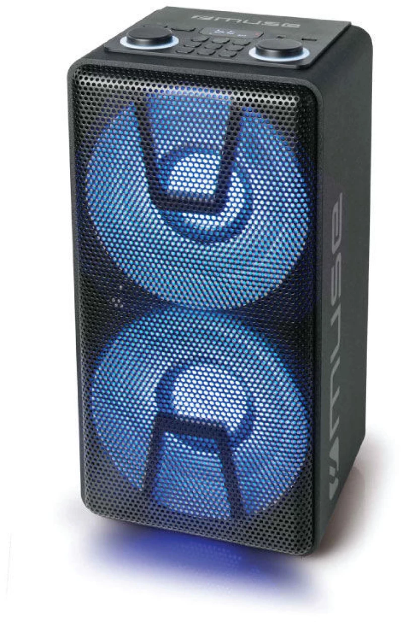 Muse Ηχείο με λειτουργία Karaoke M-1805 DJ σε Μαύρο Χρώμα
