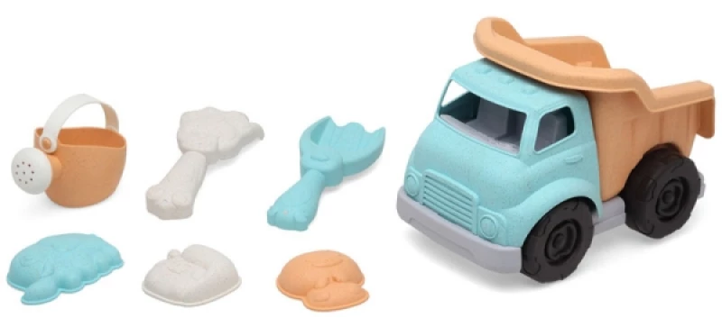 KioKids Σετ Κουβαδάκια Παραλίας Βιοδιασπώμενα Truck 7τμχ.