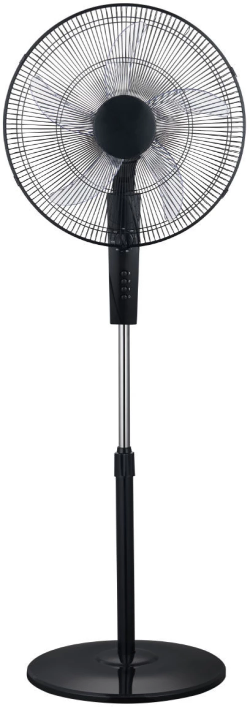 Estia Ανεμιστηρας Σταντ Επιδαπεδιος Clear 45cm 60w Μαυρος με Χρονοδιακοπτη