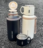 Φορητό παγούρι-θερμός με κούπα - 650ml - 954149 - Black