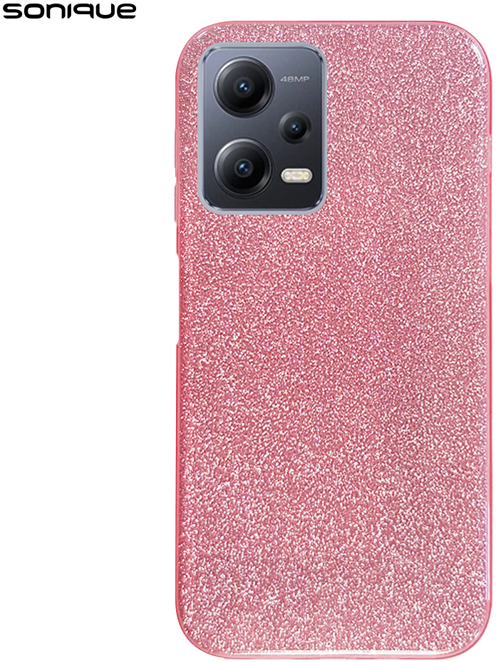 Θήκη Σιλικόνης Sonique Shiny Xiaomi Redmi Note 12 5G / Poco X5 5G Ροζ