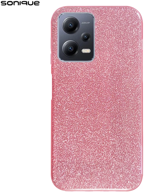 Θήκη Σιλικόνης Sonique Shiny Xiaomi Redmi Note 12 5G / Poco X5 5G Ροζ