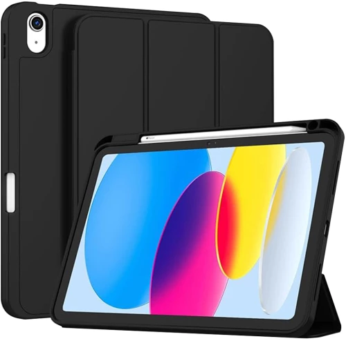 Techsuit - Flex Trifold (with Pencil Holder) - iPad 10 (2022) 10.9 - Black