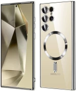 Techsuit - Luxury Crystal MagSafe - Samsung Galaxy S24 Ultra - Silver