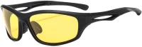 Techsuit - Bike Glasses (9309) - for Cycling and Sport Outdoor Activities, Polarized, PC Frame, Unisex - Black / Yellow