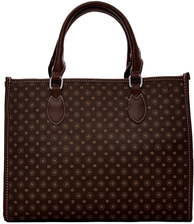 Τσάντα χειρός Y1680 - Σκούρο Καφέ Bag to Bag