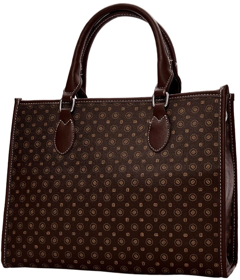 Τσάντα χειρός Y1680 - Σκούρο Καφέ Bag to Bag