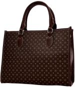 Τσάντα χειρός Y1680 - Σκούρο Καφέ Bag to Bag