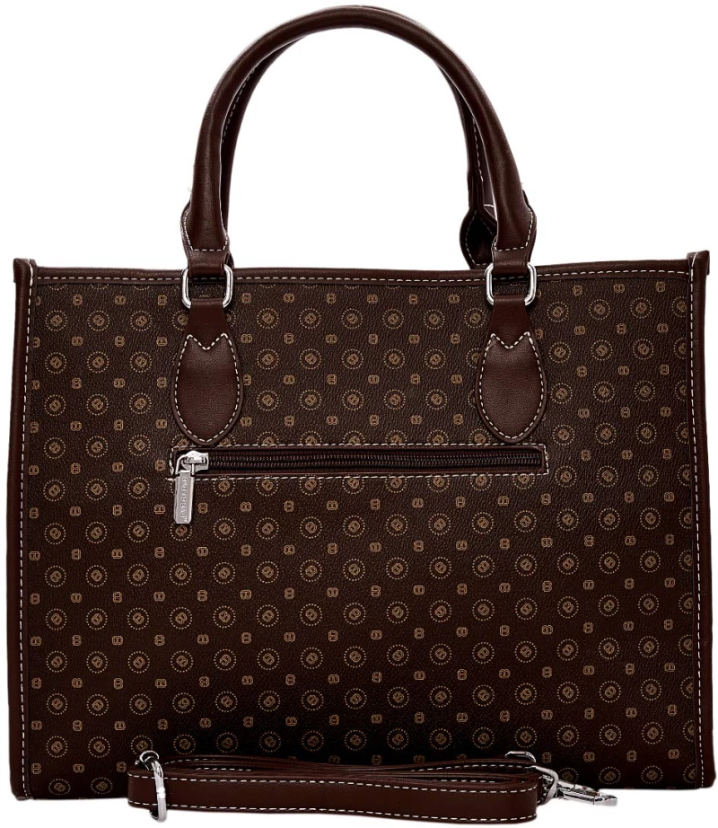 Τσάντα χειρός Y1680 - Σκούρο Καφέ Bag to Bag