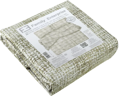 Σεντόνι μονό με λάστιχο Βαμβακερό 100% 110x200+35 εμπριμέ 007433011Σ6