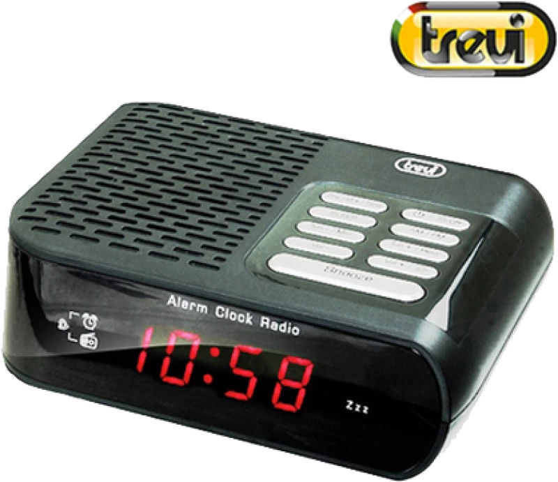 TREVI RC 827 D ΨΗΦΙΑΚΟ ΞΥΠΝΗΤΗΡΙ ΡΑΔΙΟΦΩΝΟ ΜΑΥΡΟ REVI