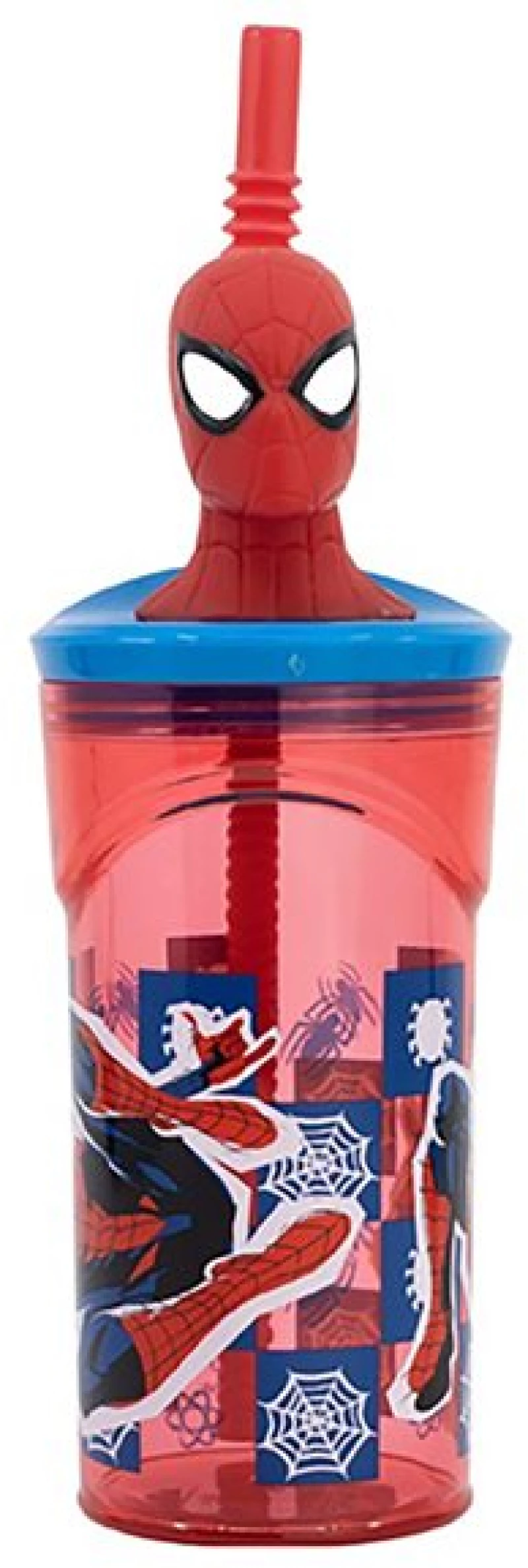Stor Ποτήρι Με Καλαμάκι 3D Spiderman Arachnid Grid 360ml - 530-74766