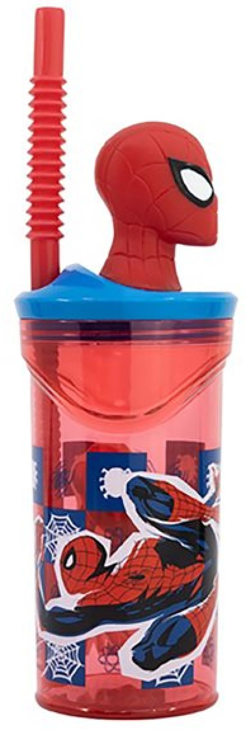 Stor Ποτήρι Με Καλαμάκι 3D Spiderman Arachnid Grid 360ml - 530-74766