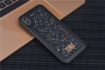 UNIQ Accessory iPhone Xs Max Hard Case Back Cover Glitter - Black