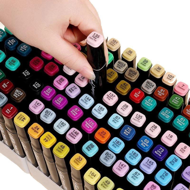 TOUCH Double-Sided Μαρκαδόροι Ζωγραφικής με Διπλή Μύτη σε 100 Χρώματα