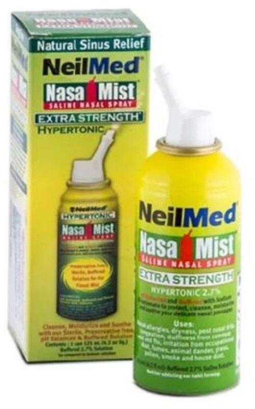 NeilMed NasaMist Υπέρτονο Ρινικό Σπρέι για την Ανακούφιση της Ρινικής Κοιλότητας, 125ml