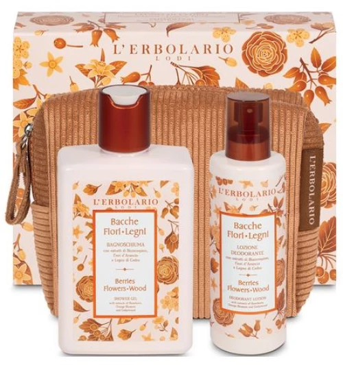 L ERBOLARIO L'Erbolario Berries Flowers-Wood Beauty Set Cerdo Αφρόλουτρο 250ml & Αποσμητική Λοσιόν 100ml