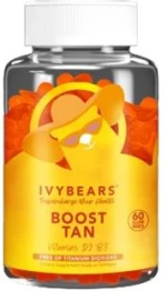 Ivybears Boost Tan Συμπλήρωμα Διατροφής Για Λαμπερό Καλοκαιρινό Δέρμα 60 Ζελεδάκια