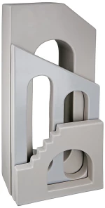 Βάζο ArteLibre Οίκος Γκρι Κεραμικό 14.5x8x35cm