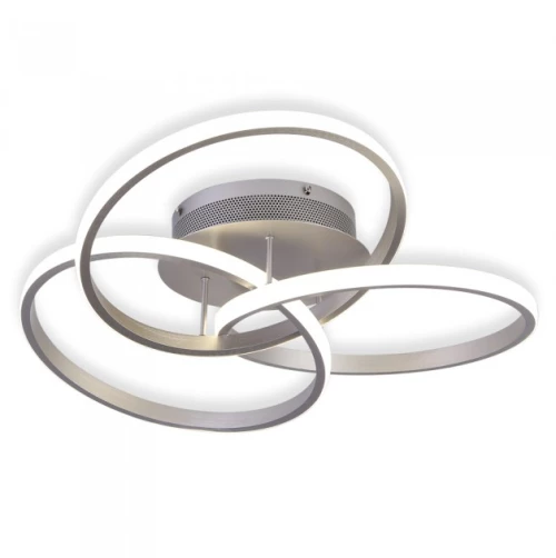 Κρεμαστό Φωτιστικό Οροφής ROSS 51W 4000K Αλουμίνιο LED Sunlight ROSS-S Ασημί
