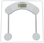 Ζυγαριά Σώματος PRBS-40455 180Kg Υάλινη Γκρι 400455 Primo 400455