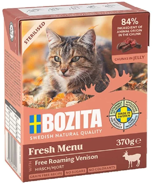BOZITA FRESH MENU STERILISED ΕΛΑΦΙ ΣΕ ΖΕΛΕ 370GR