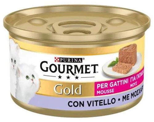GOURMET KITTEN ΜΟΥΣ ΒΟΔΙΝΟ 85GR