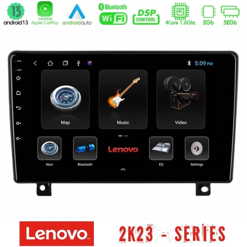 Lenovo Car Pad Opel Astra H 4Core Android 13 2+32GB Navigation Multimedia Tablet 9" (dashboard version) U-LEN-OP1397