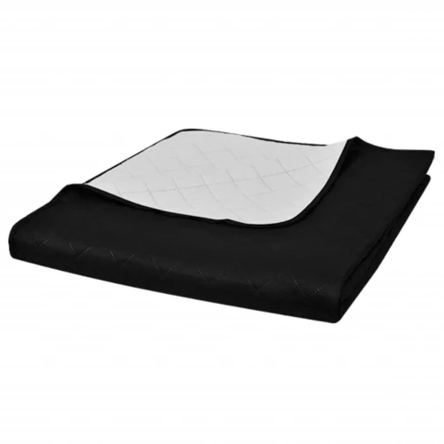 Κουβερλί Καπιτονέ Διπλής Όψης Μαύρο / Λευκό 170 x 210 εκ. Μαύρο 130886