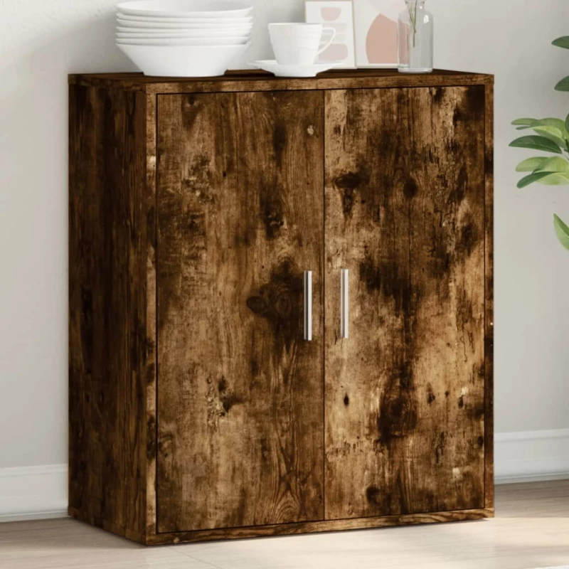 Βοηθητικό Ντουλάπι Καπνιστή Δρυς 79x38x80εκ. Επεξεργασμένο Ξύλο Καφέ 840517